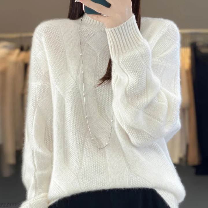 Amber / Loose Knit Wool Sweater