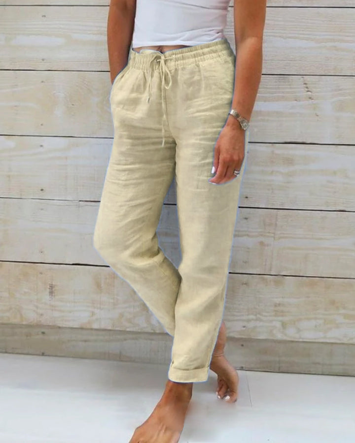 Liyah | Casual Elegance Linen Trousers