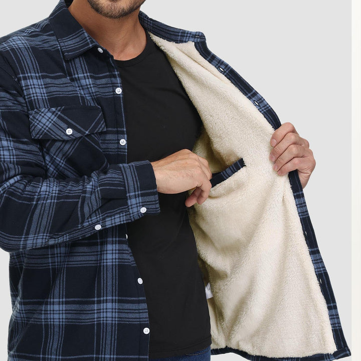 Arthur | Fleece-Lined Check Shirt Jacket