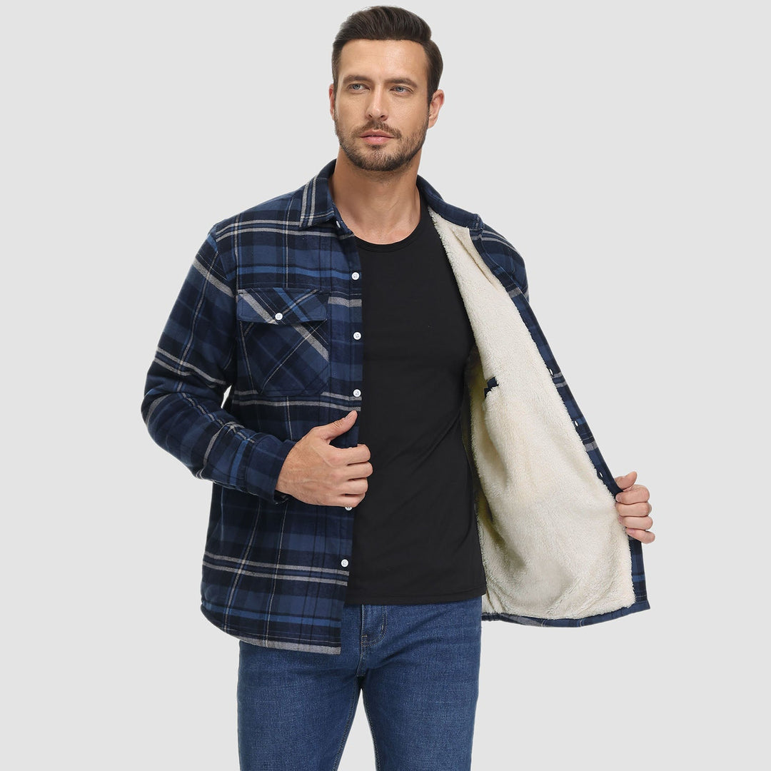 Arthur | Fleece-Lined Check Shirt Jacket