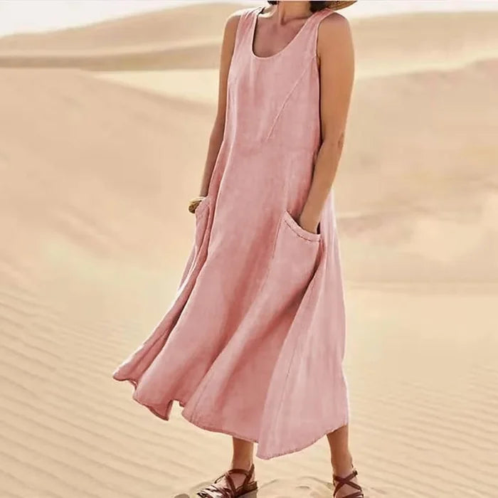 Everly | Luxe Linen Dress