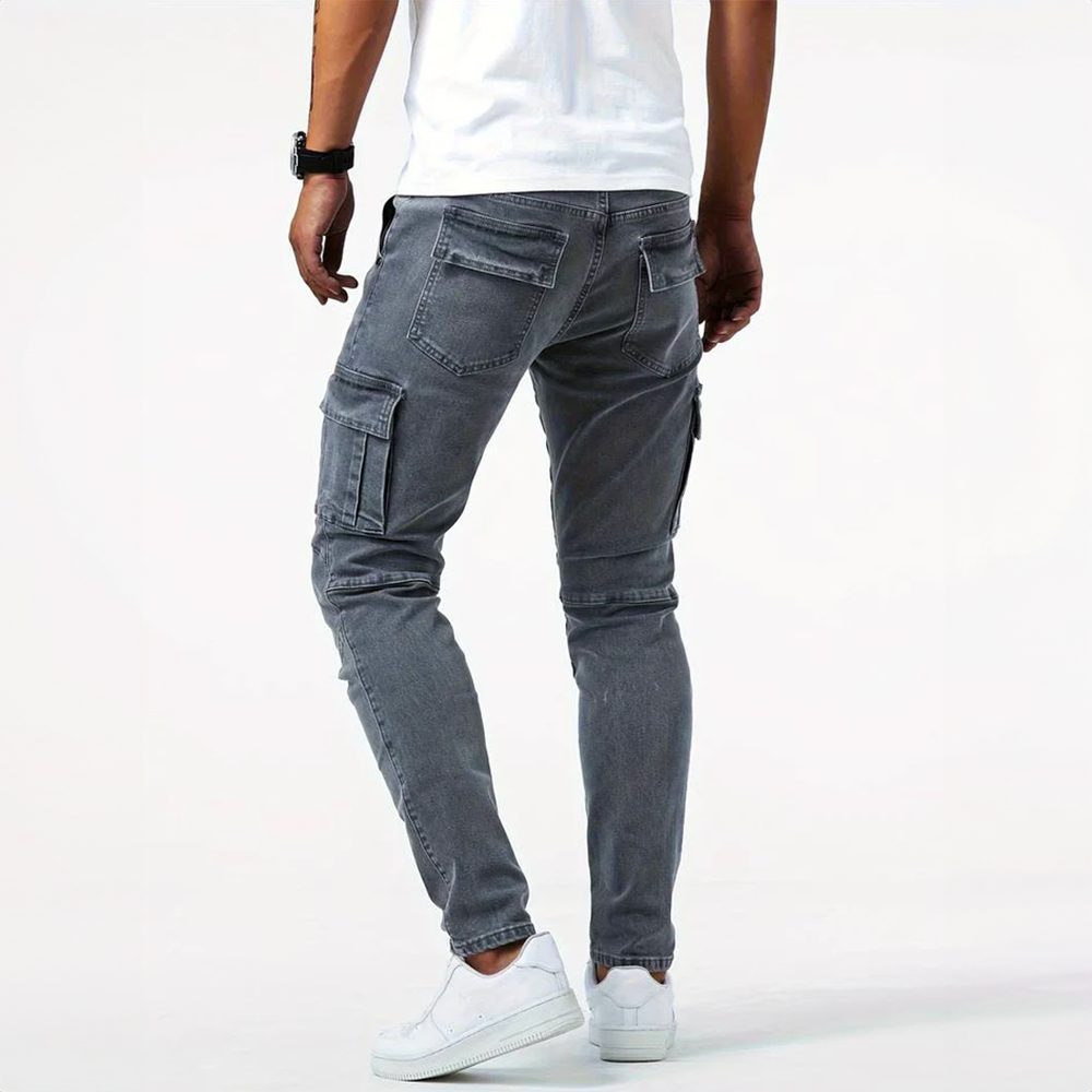 Samuel | Premium Stretch Cargo Jeans