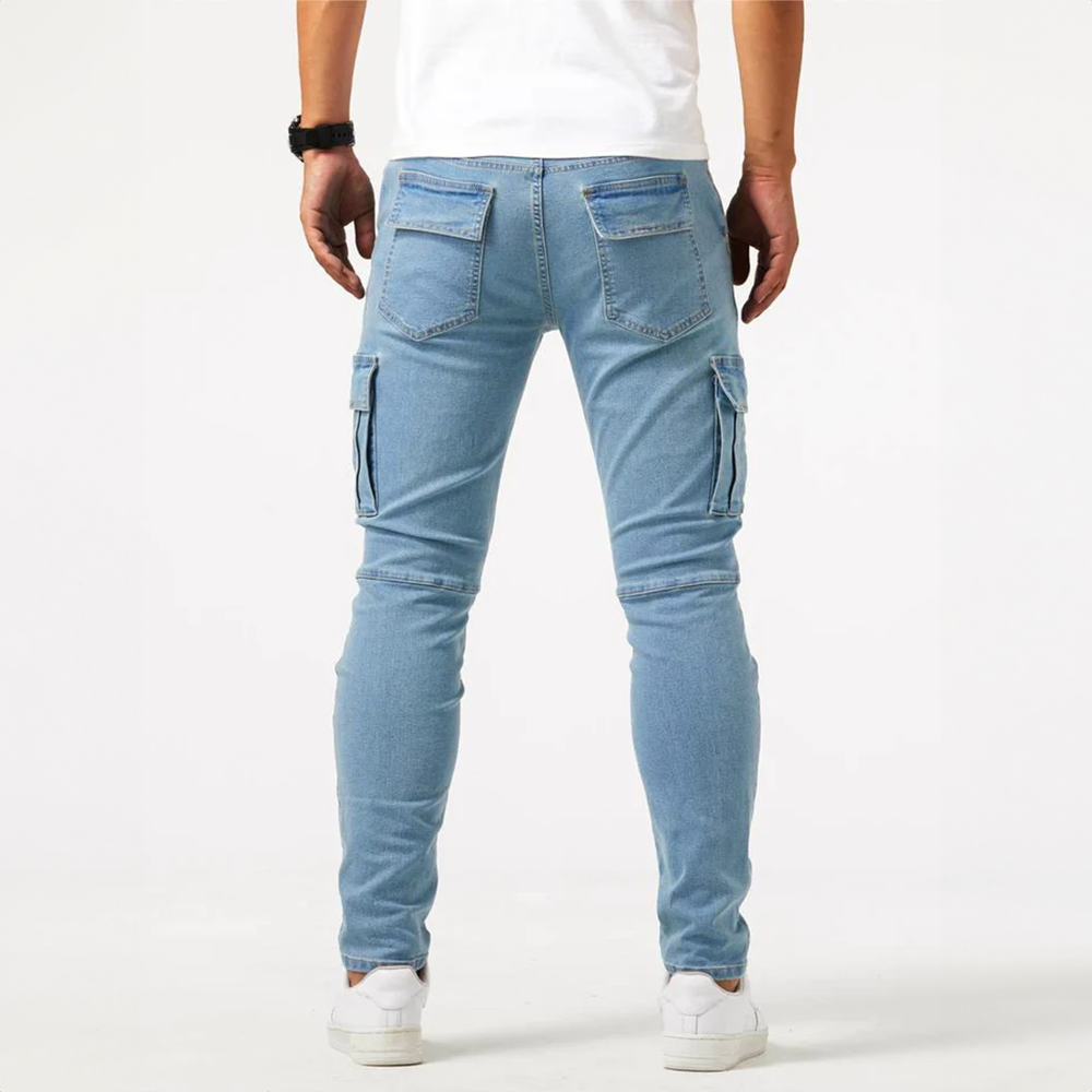 Samuel | Premium Stretch Cargo Jeans