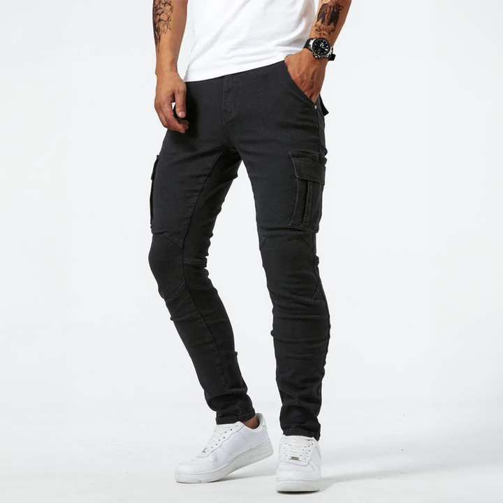 Samuel | Premium Stretch Cargo Jeans