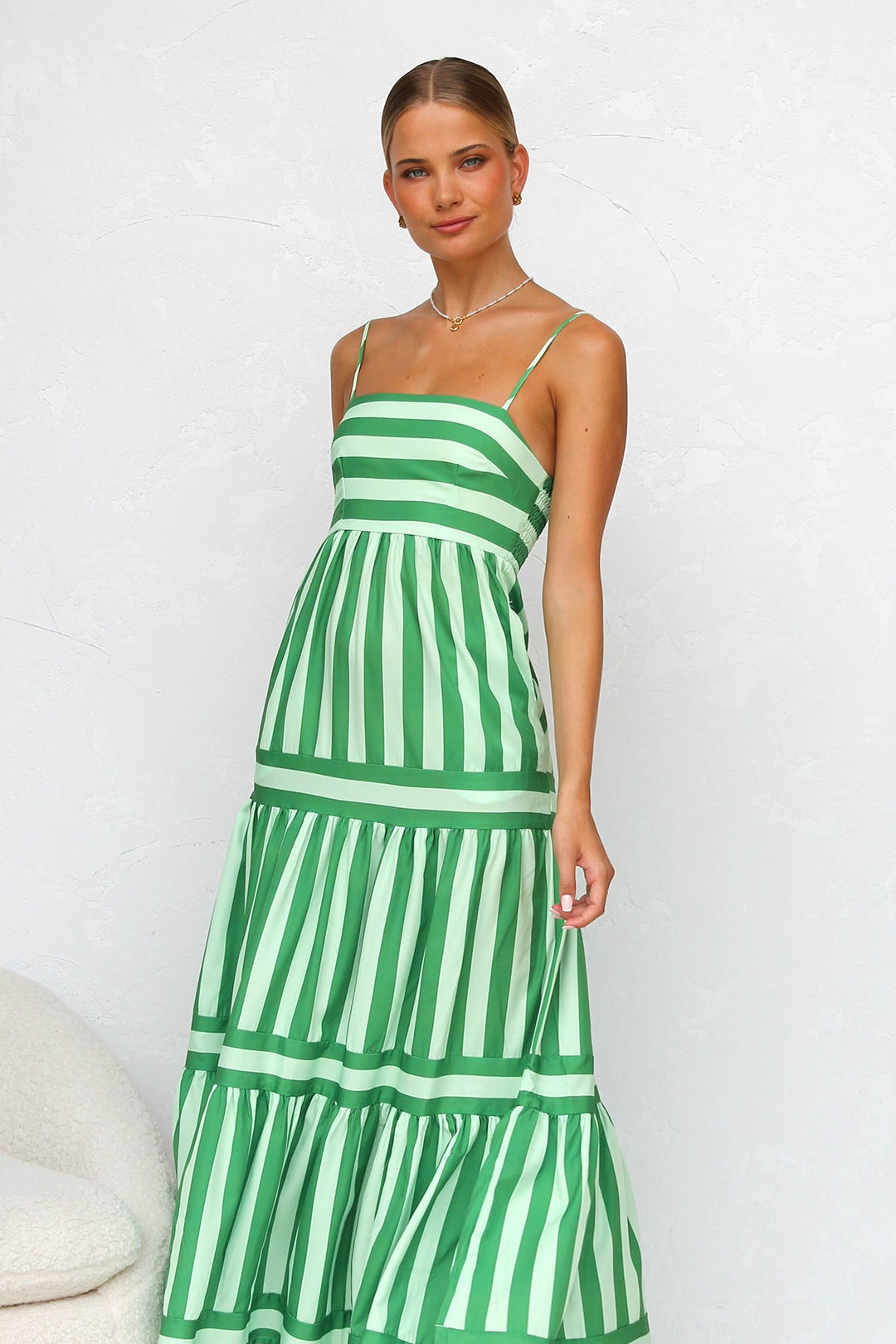 Vivian | Striped Maxi Dress