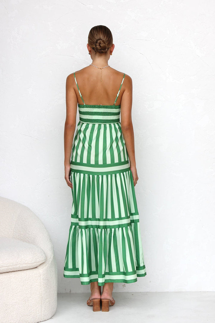 Vivian | Striped Maxi Dress