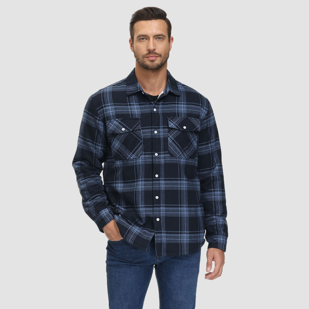 Arthur | Fleece-Lined Check Shirt Jacket