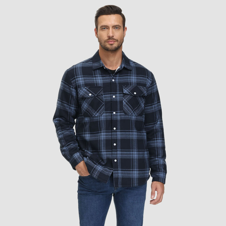 Arthur / Fleece-Lined Check Shirt Jacket