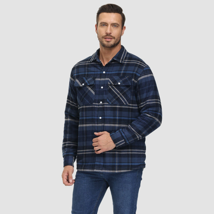 Arthur | Fleece-Lined Check Shirt Jacket