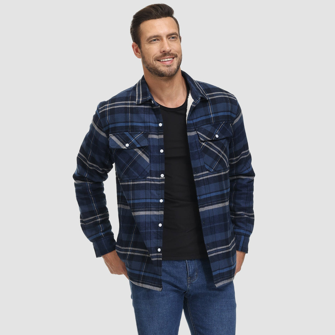 Arthur | Fleece-Lined Check Shirt Jacket