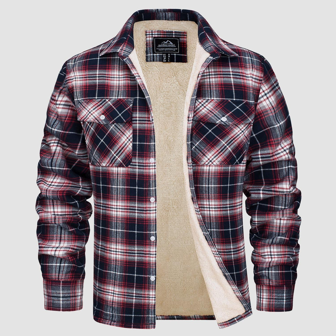 Arthur / Fleece-Lined Check Shirt Jacket