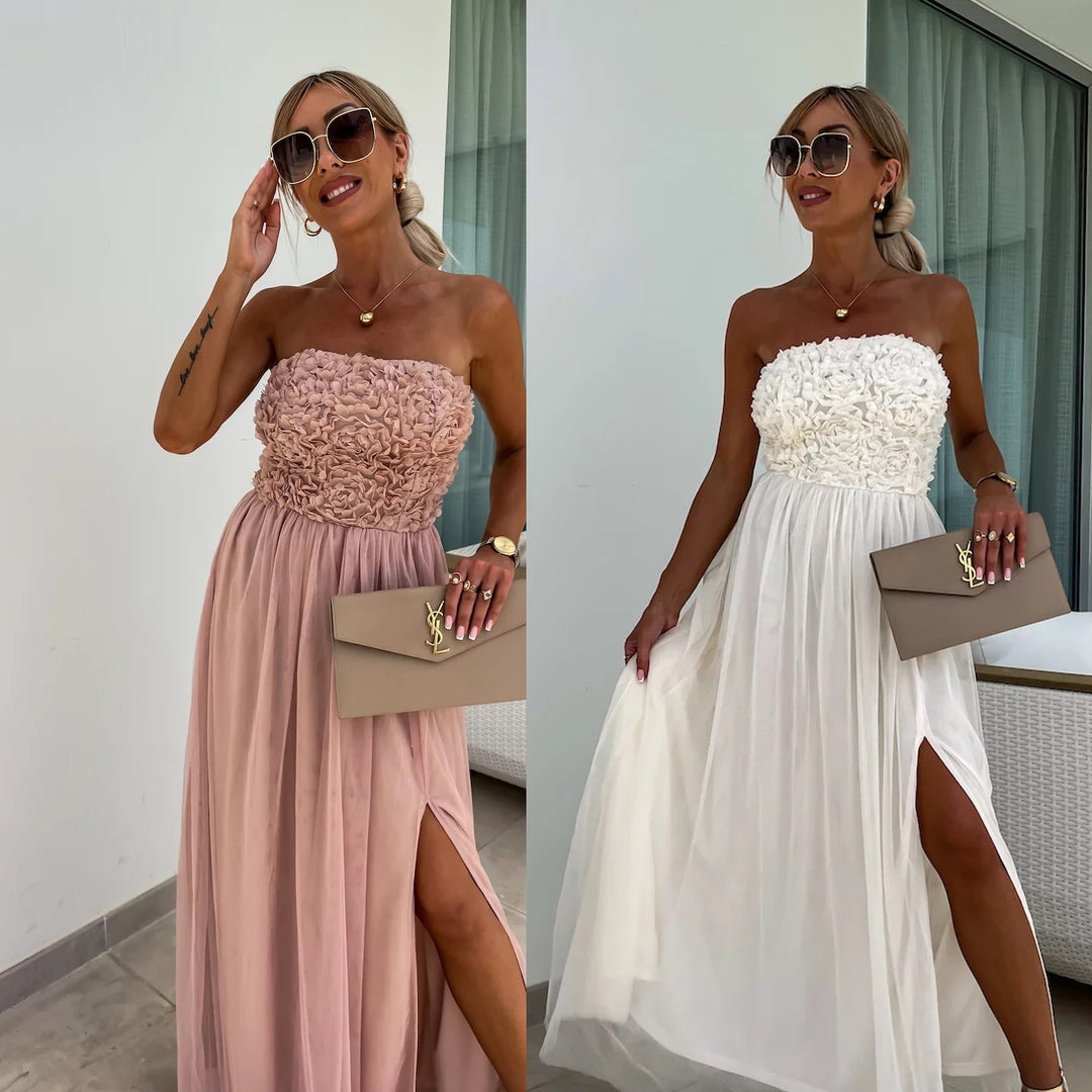 Mary | Strapless Maxi Dress