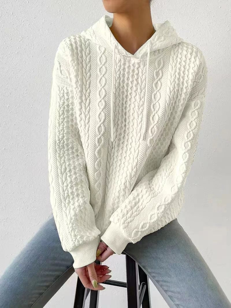 Blythe / Hooded Jacquard Sweater