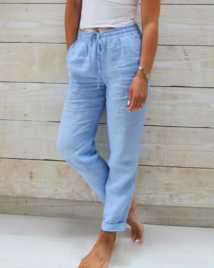 Liyah | Casual Elegance Linen Trousers