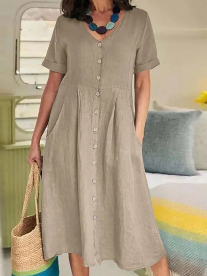 Aria | Breezy Linen Summer Dress