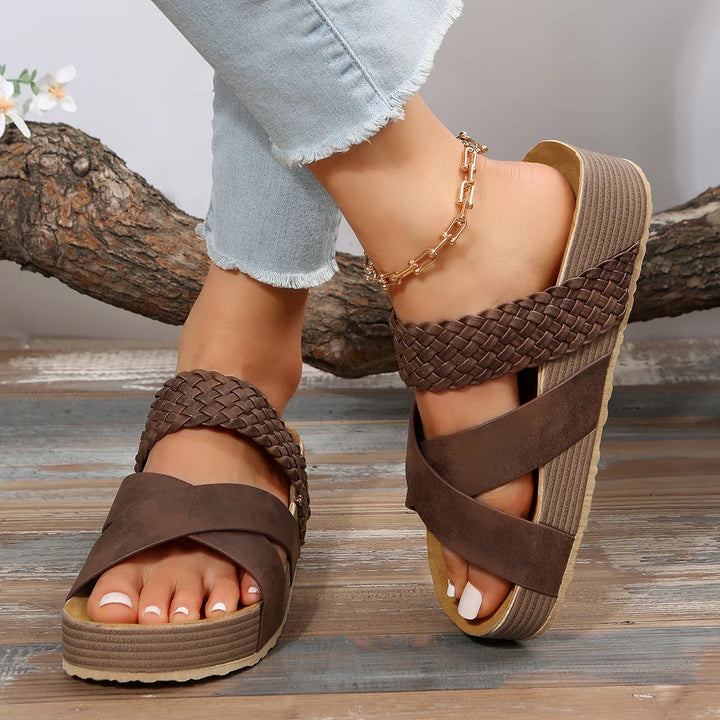 Annabelle | Breezy Cross-Strap Sandals