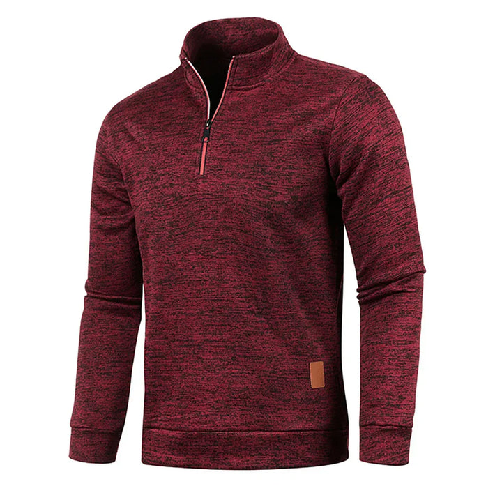 Jacob | Trendy Velvet-Lined Zipper Sweater