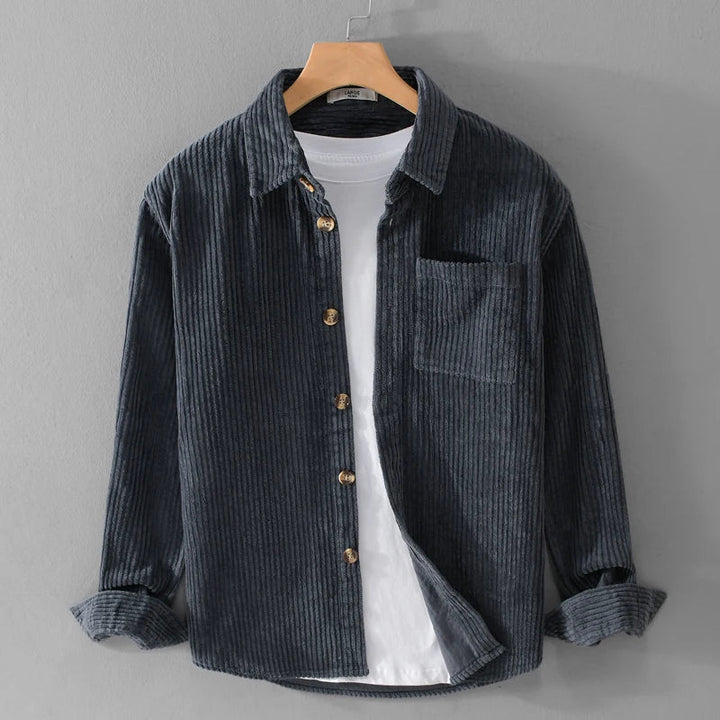 Ayden | Cord Blend Button-Up Shirt