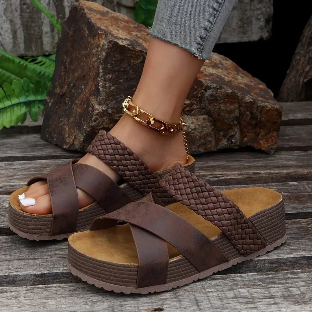 Annabelle | Breezy Cross-Strap Sandals