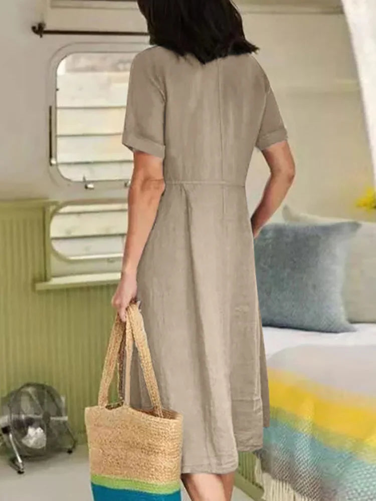 Aria | Breezy Linen Summer Dress