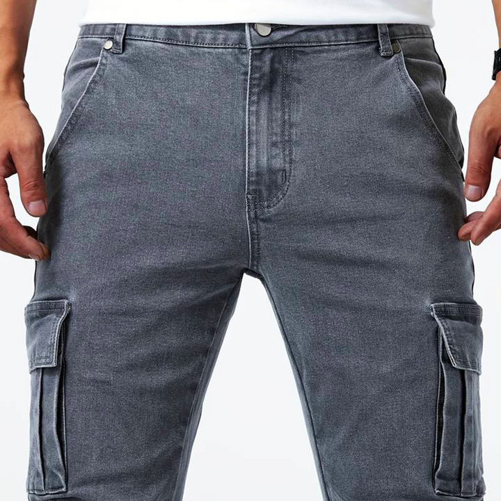 Samuel | Premium Stretch Cargo Jeans