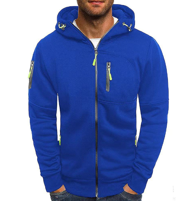 Adriano / Casual Zip-Up Hoodie Sweatshirt