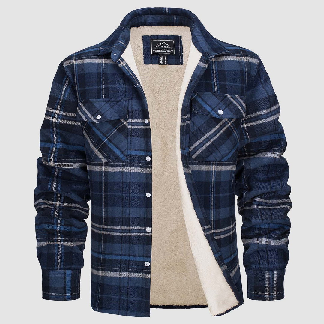 Arthur / Fleece-Lined Check Shirt Jacket