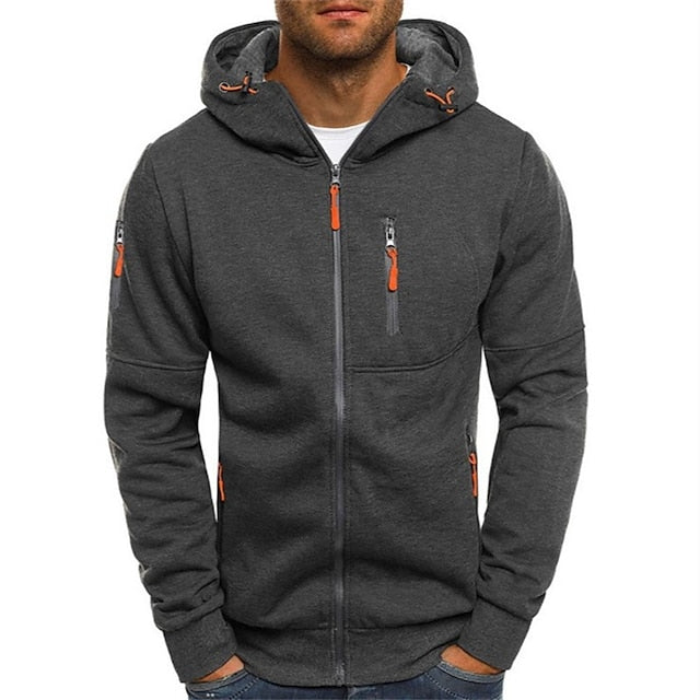 Adriano | Casual Zip-Up Hoodie Sweatshirt