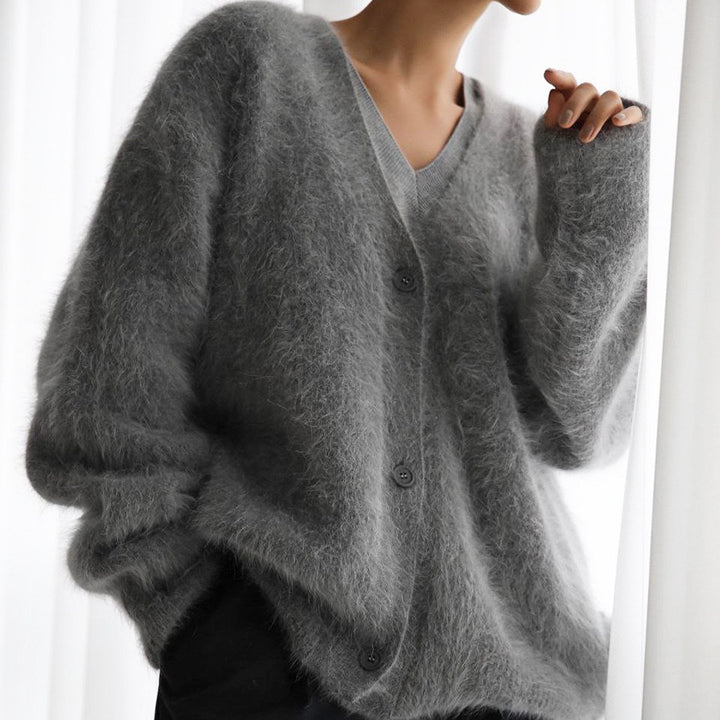 Olivia | Sleek Cashmere Cardigan