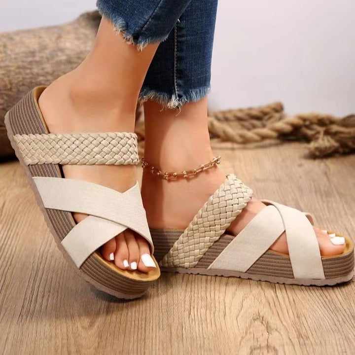 Annabelle | Breezy Cross-Strap Sandals