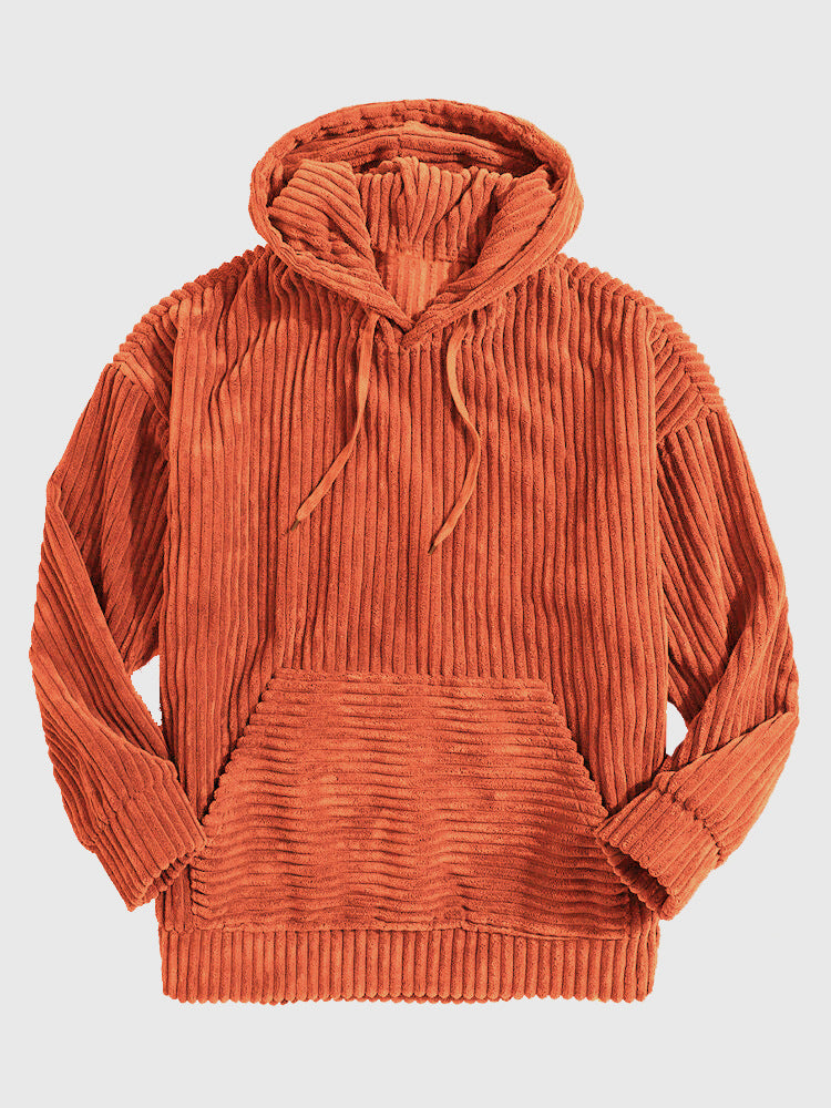 Jonas | Corduroy Comfort Hoodie Sweater