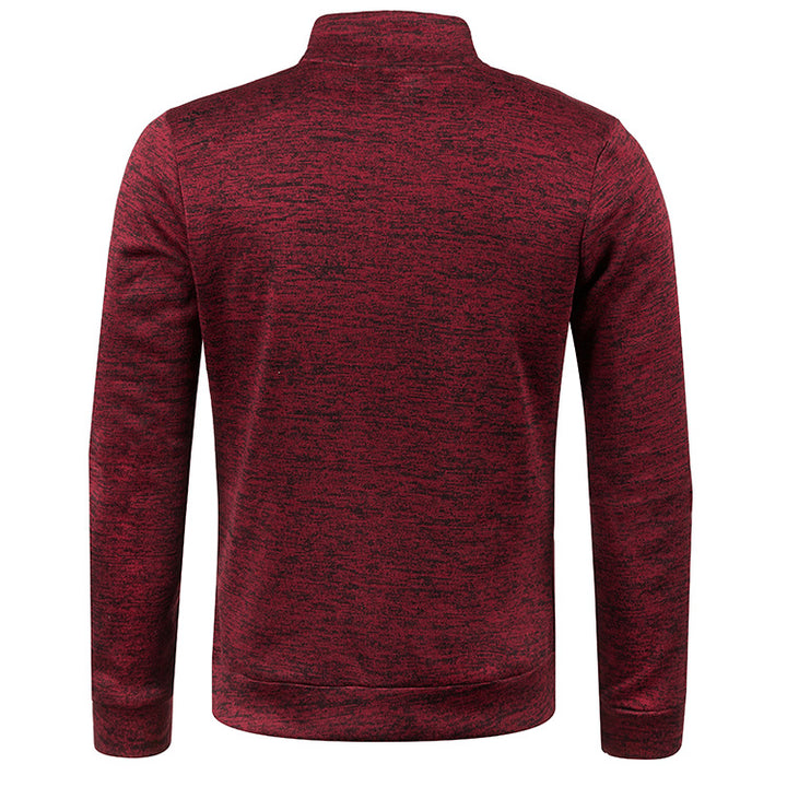 Jacob | Trendy Velvet-Lined Zipper Sweater