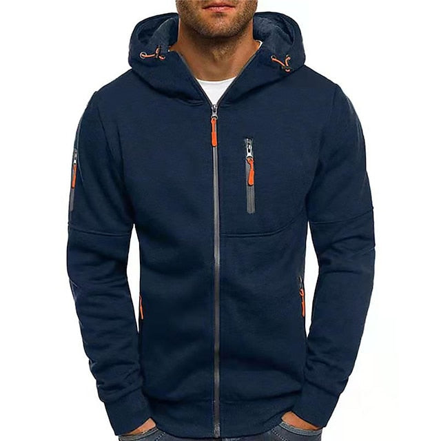 Adriano | Casual Zip-Up Hoodie Sweatshirt